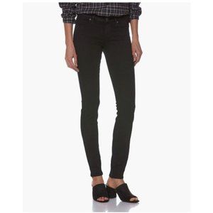 PAIGE Verdugo Ultra Skinny Jeans in Black Shadow